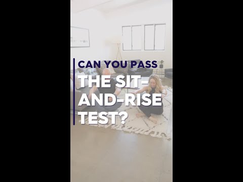 Can You Pass the Sit-and-Rise Test?