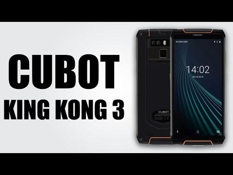 CUBOT King Kong 3 4G Phablet - 5.5 inch HD+ / Android 8.1 / 64GB ROM / 6000mAh / IP68 Waterproof