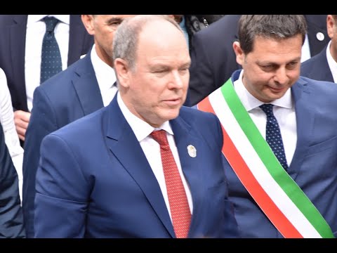Canosa  21.4.2022 - La visita del Principe Alberto II di Monaco