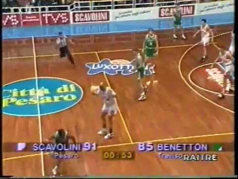 Lloyd Daniels 1996 (Scavolini Pesaro vs Benetton Treviso 98-90)
