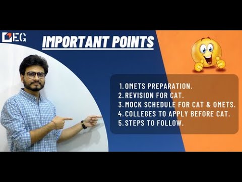 5 Important points to keep in mind | CAT, NMAT, SNAP, XAT, IIFT & other MBA exams