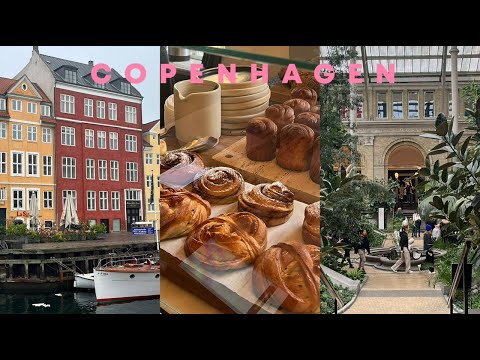 Solo trip to Copenhagen, Denmark 🇩🇰🫶🏽 | Cafe hopping, shopping, pastries, exploring the city