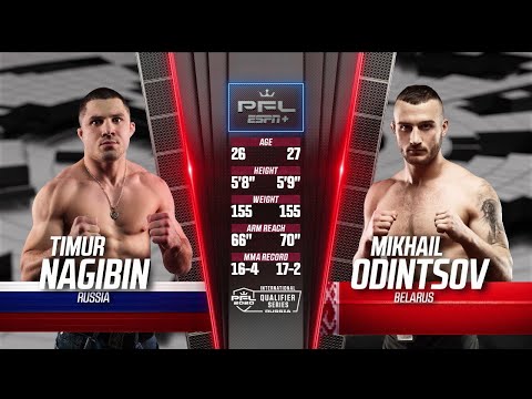 Timur Nagibin vs Mikhail Odintsov Full Fight | 2020 PFL International Qualifier Series Russia Final