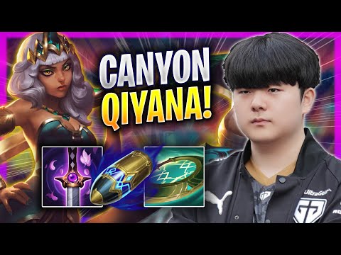 CANYON IS A MONSTER WITH QIYANA! - GEN Canyon Plays Qiyana JUNGLE vs Rell! | Season 2023