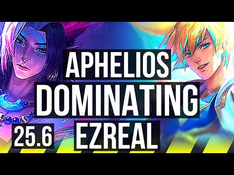 APHELIOS & Blitzcrank vs EZREAL & Milio (ADC) | 12/1/10, Dominating | EUW Diamond | 25.6