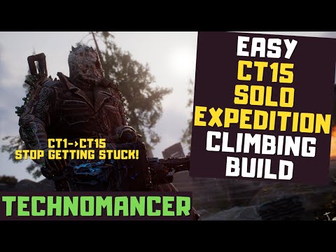 Outriders Easy CT15 Technomancer Solo Expedition Climbing Build