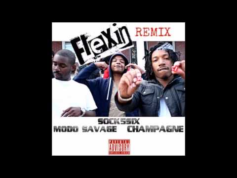 SOCK5SIX ft MIKE CHAMPAGNE  &  MODO SAVAGE - FLEXIN REMIX (AUDIO) SMG RECORDS 2014