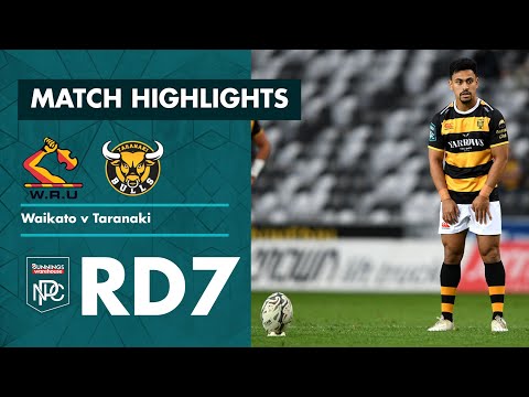 RD 7 HIGHLIGHTS | Waikato v Taranaki (Bunnings NPC 2021)
