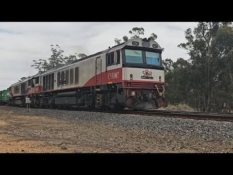 7922V SCT up "Dooen Express" (CSR007+CSR011), Dooen to Melbourne, 1216, 30/12/24, Deep Lead VIC