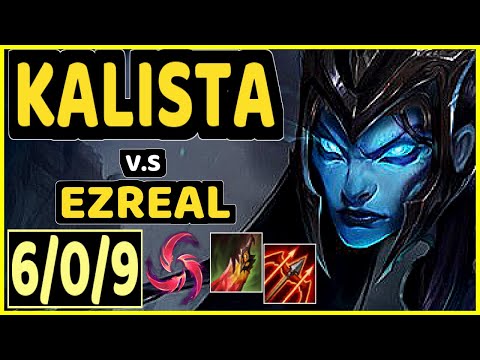 FREEZE (KALISTA) vs EZREAL - 6/0/9 KDA BOTTOM ADC CHALLENGER GAMEPLAY - EUW