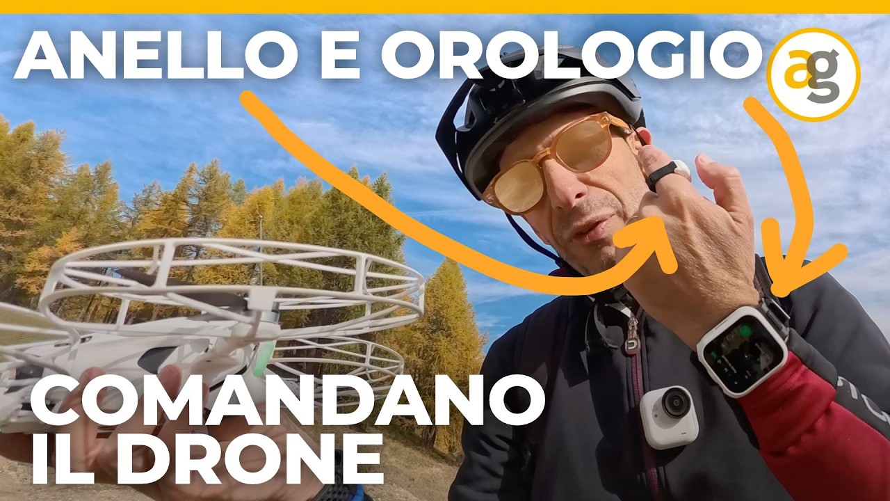 OROLOGIO e ANELLO per GUIDARE IL DRONE. Recensione Antigravity A1 follow me bundle