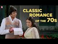 Classic Romantic Moments From The 70s Kaala Patthar Kabhi Kabhie Amitabh Bachchan Raakhee