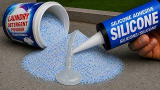 Mix SILICONE with LAUNDRY DETERGENT and see what happens! Even the RICH do this!
