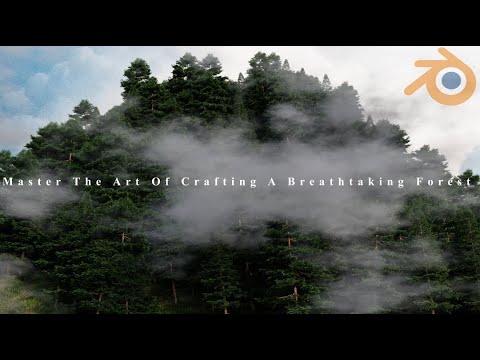 Blender Magic: Crafting an Enchanted 3D Forest Scene Step by Step!