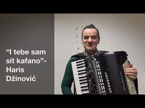 I tebe sam sit kafano -Haris Džinović tutorial - usporeno