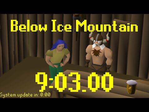 [OSRS former WR] Below Ice Mountain - 9:03.00 (feat. server reboot cutscene skip)