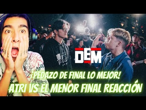 ¡SI CREES QUE EL FREESTYLE ESTÁ MUERTO VE ESTE VÍDEO!🔥- EL MENOR VS ATRI FINAL (REACCIÓN) | DEM 2023