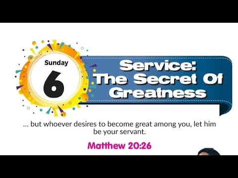 Service: The Secret of Greatness | Children Daily Devotional | Rhapsody of Realities | 061024