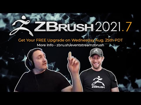 ZBrush 2021.7 Special Event Stream - New Version Available Now!!