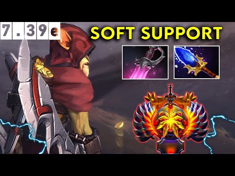 Bounty Hunter Immortal Soft Support - Dota 2 Patch 7.39d Pro Pub Gameplay