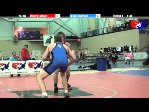 Jeremy Miller vs. Jesse Stafford at 2013 ASICS University Nationals - GR