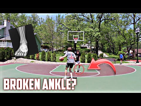 Intense 1v1 Basketball Game...*Broken Ankle*