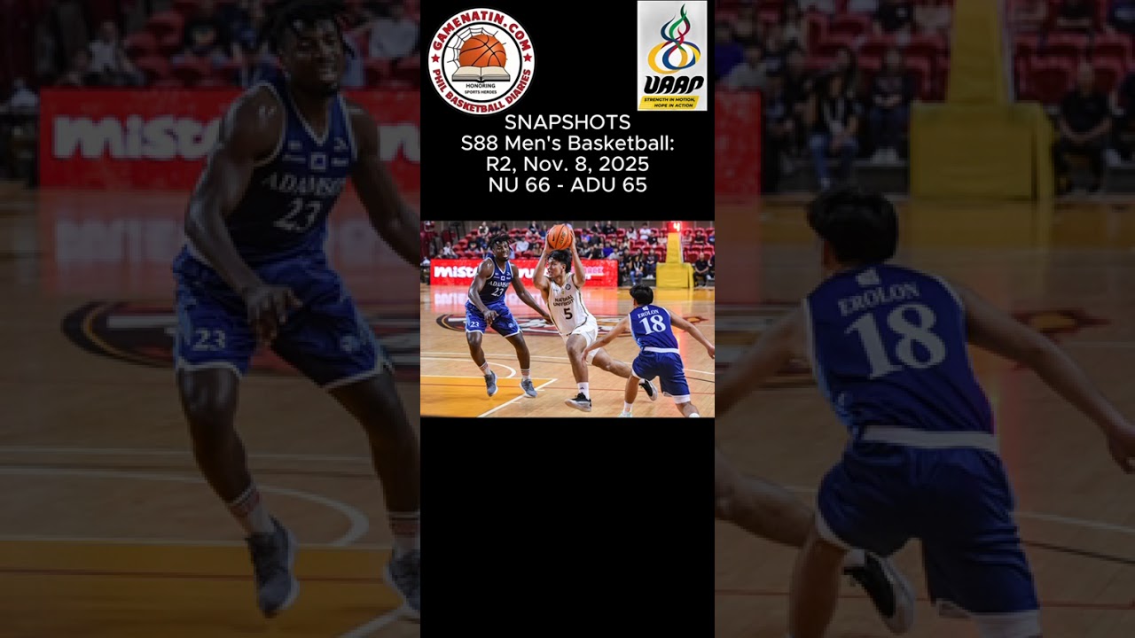 Snapshots: Men's Basketball - NU 66 - Adamson 65