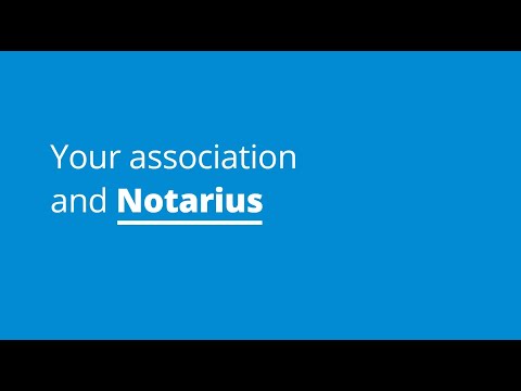 Notarius - Digital Best Practices for your Association - YouTube