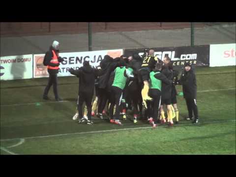 Wigry Suwałki 0:1 GKS Katowice 2015-11-21 Bramka