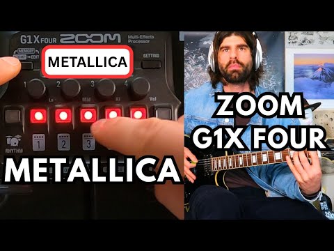 ZOOM G1X FOUR - How to get METALLICA Tone - Guitar Patch