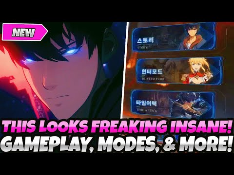 *BRAND NEW GAMEPLAY FOR NETMARBLE'S SOLO LEVELING ARISE GAME* MODES, CHARACTERS & RELEASING SOON!?!? - YouTube