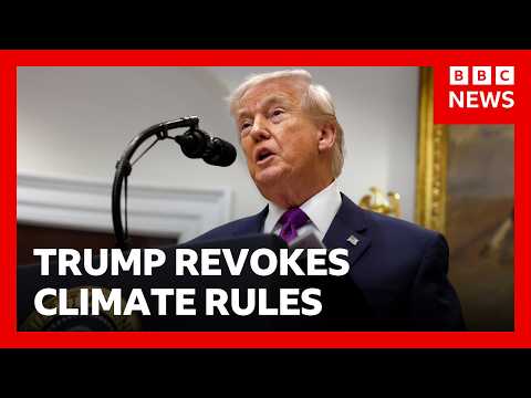 Trump revokes landmark ruling that greenhouse gases endanger public health | BBC News