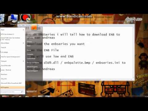 TUT   How to install ENBSeries to your GTA San andreas