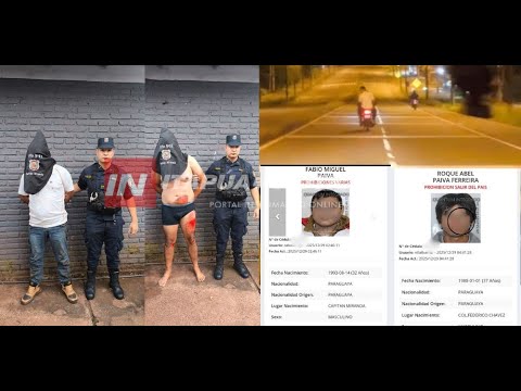 APREHENDEN A DOS HOMBRES TRAS PERSECUCIÓN DE PELÍCULA