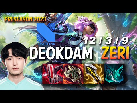 DRX Deokdam ZERI vs NILAH ADC - KR Ranked