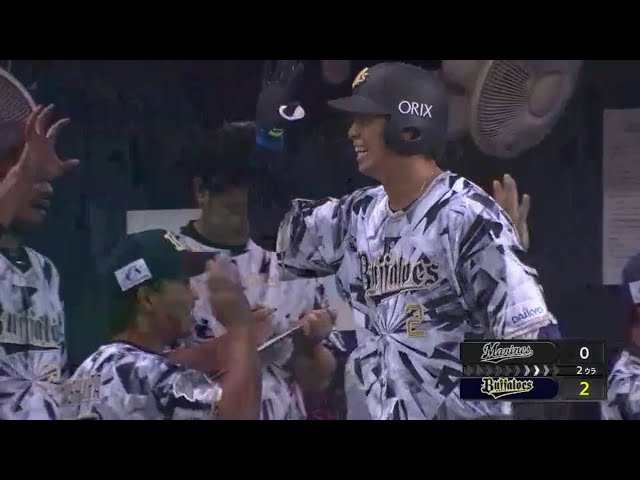 【2回裏】バファローズ・白崎の移籍後初アーチは2ランホームラン!! 2018/8/12 Bs-M