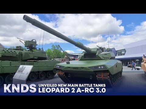 KNDS Unveiled New Main Battle Tanks Leopard 2 A-RC 3.0 with Unmanned Turret