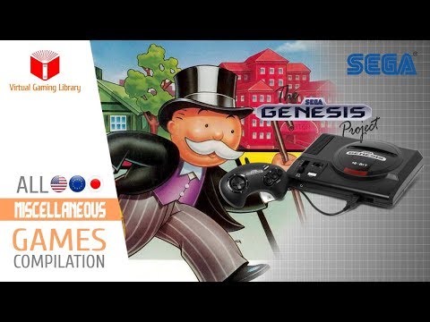 All SEGA Genesis/Mega Drive Miscellaneous Games Compilation - Every Game (US/EU/JP/BR)