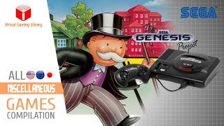 All SEGA Genesis/Mega Drive Miscellaneous Games Compilation - Every Game (US/EU/JP/BR)