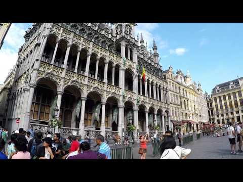 La Grand Place, Brussels’ Town Hall ,Belgium