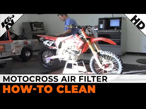 K&N's XStream Series Motocross Filters Cleaning & Installation