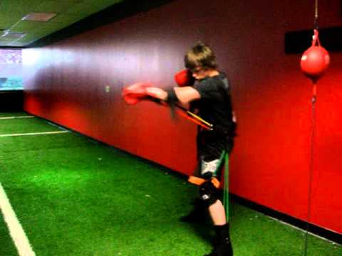 Austin Lingo Shadowboxing using Mass Suit by Juke Performance