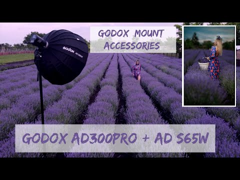 BTS Godox A300PRO with AD S65W softbox Godox mount  accessories