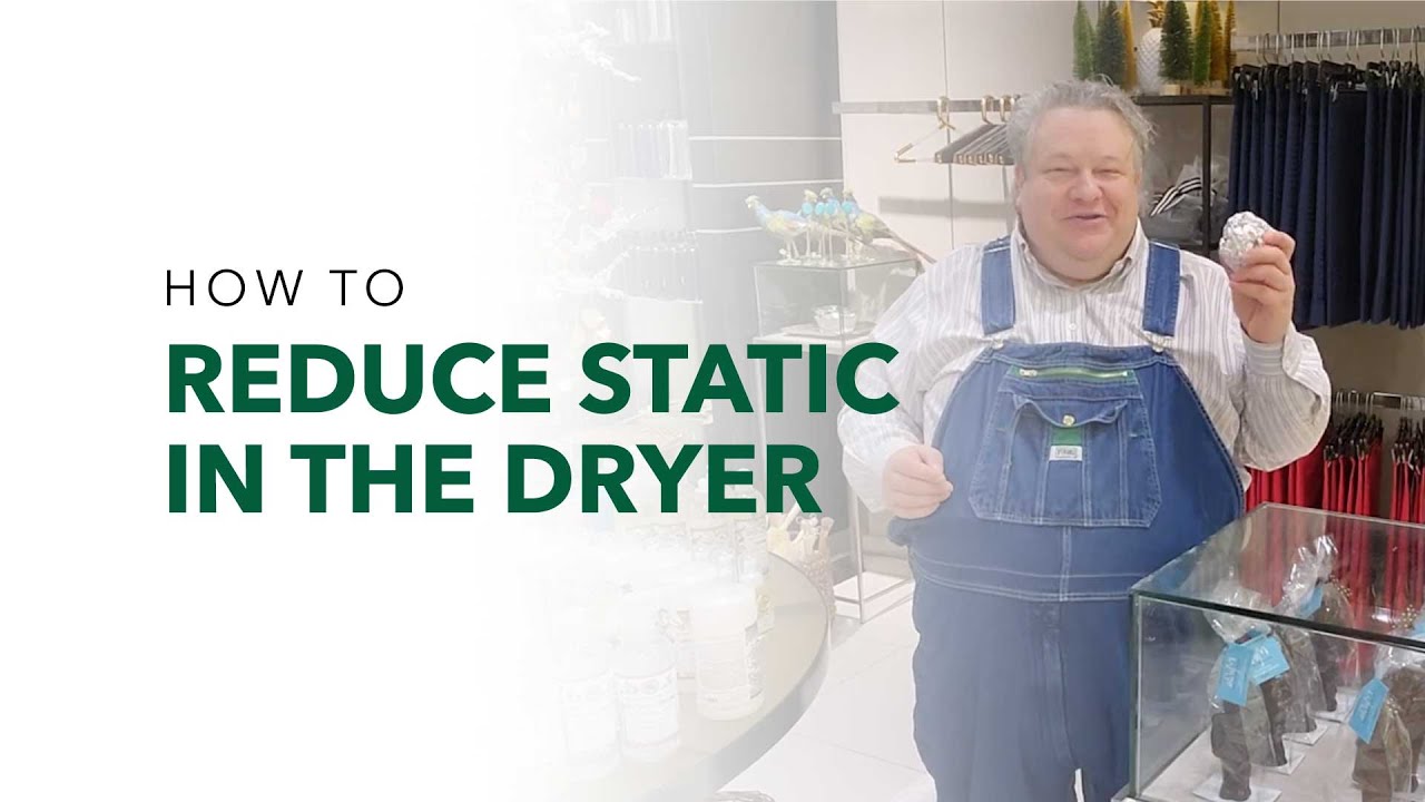 How to Reduce Static in the Dryer | The Ball of Aluminum Foil