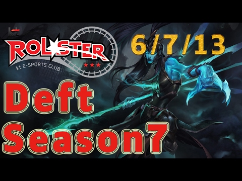 KT Rolster Deft Kalista ADC vs Tristana Patch 7.2