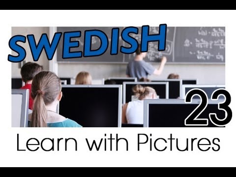 Learn Swedish Vocabulary with Pictures - School Subjects