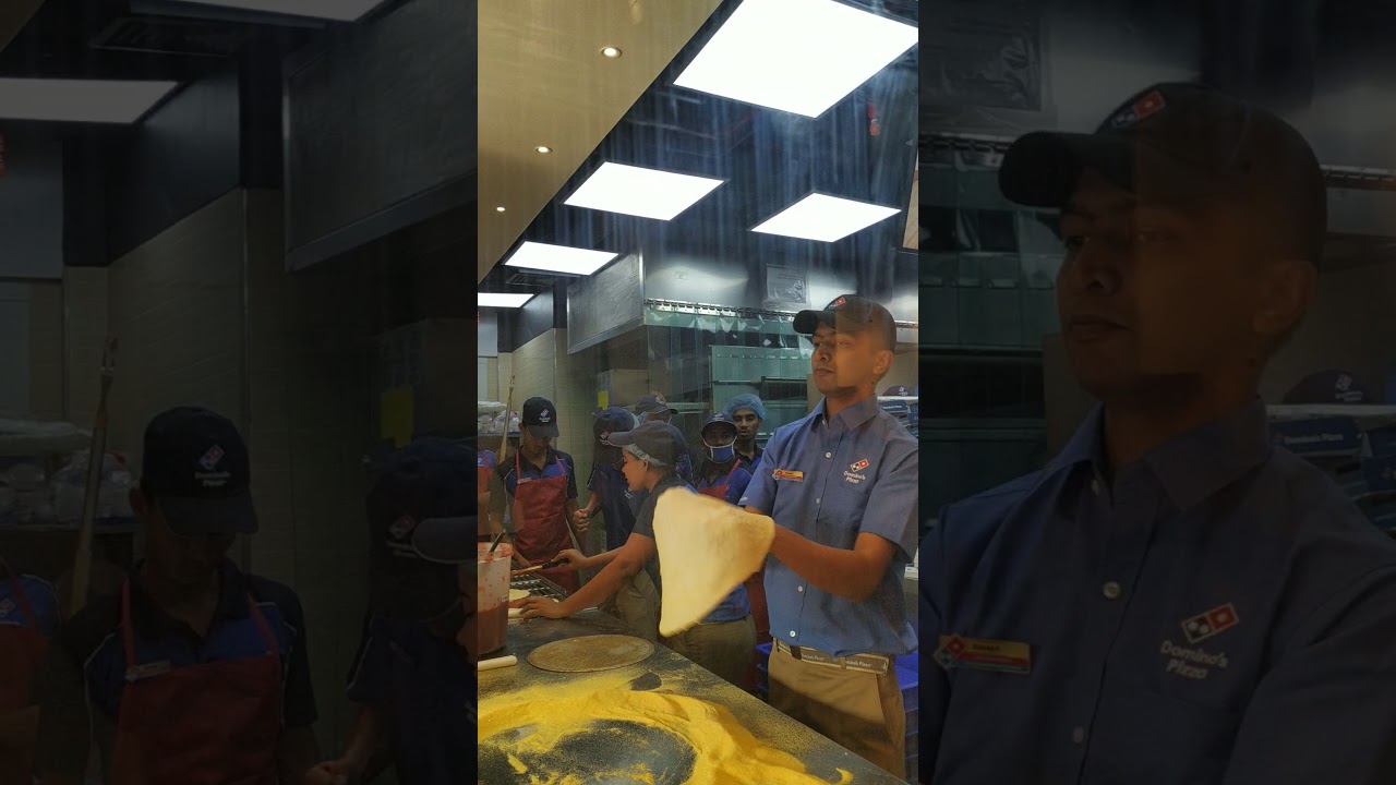 #Dough Stretching @Dominos 2019