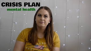 MAKE YOUR OWN CRISIS PLAN | MENTAL HEALTH