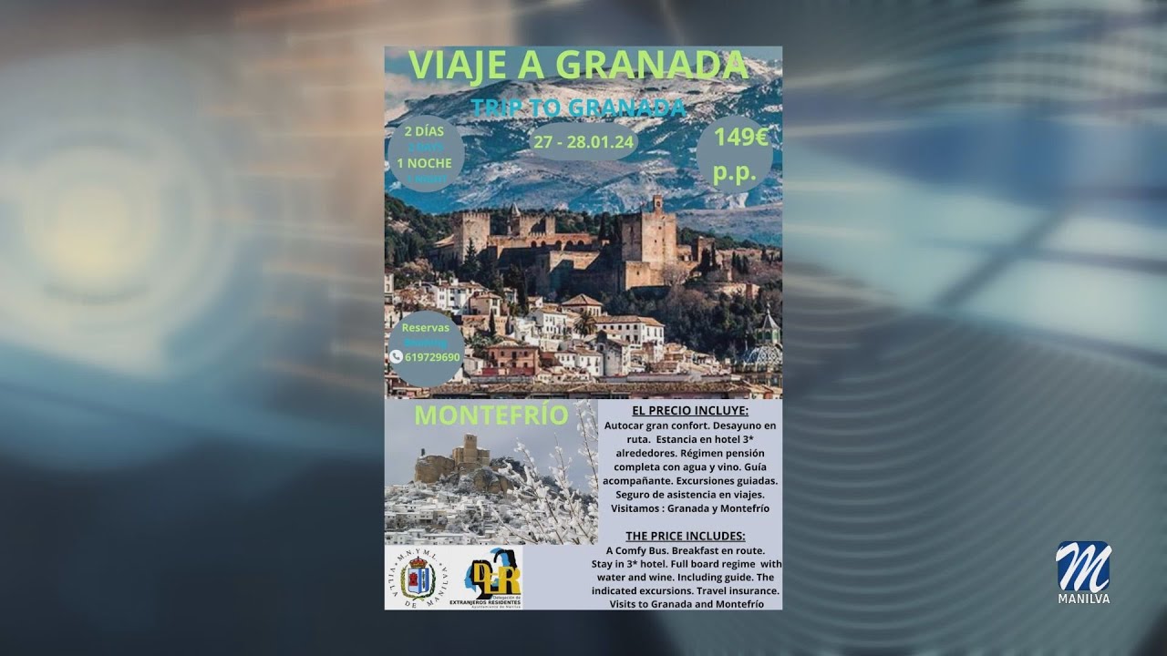 El área de Extranjeros Residentes organiza un viaje a Granada