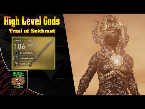 Assassins Creed Origins - How to beat Trial of Sekhmet (High level Version)
